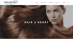 Desktop Screenshot of hair2heart.com