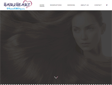 Tablet Screenshot of hair2heart.com
